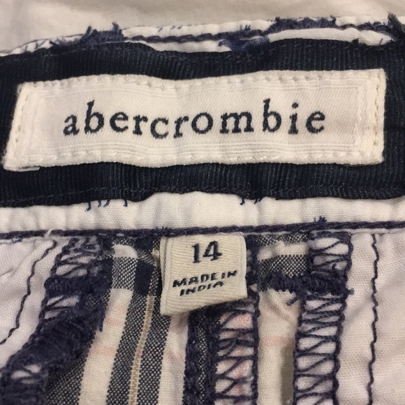Abercrombie plaid shorts size 14 - Picture 2 of 2